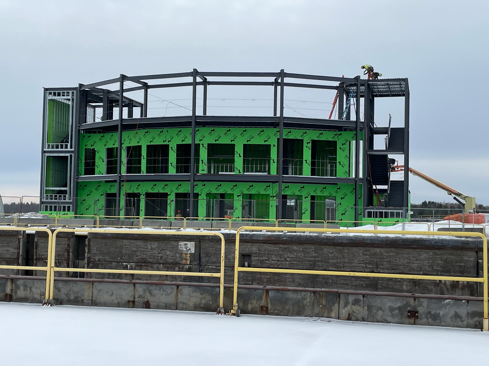 Construction of New Visitor Center