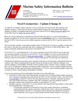 Marine Safety Information Bulletin - Update (Change 3)