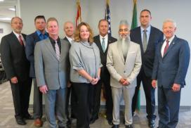SLSDC employees in attendance at the USDOT 52nd Secretary’s Annual Awards Ceremony (Back Row L-R): Associate Administrator Thoma